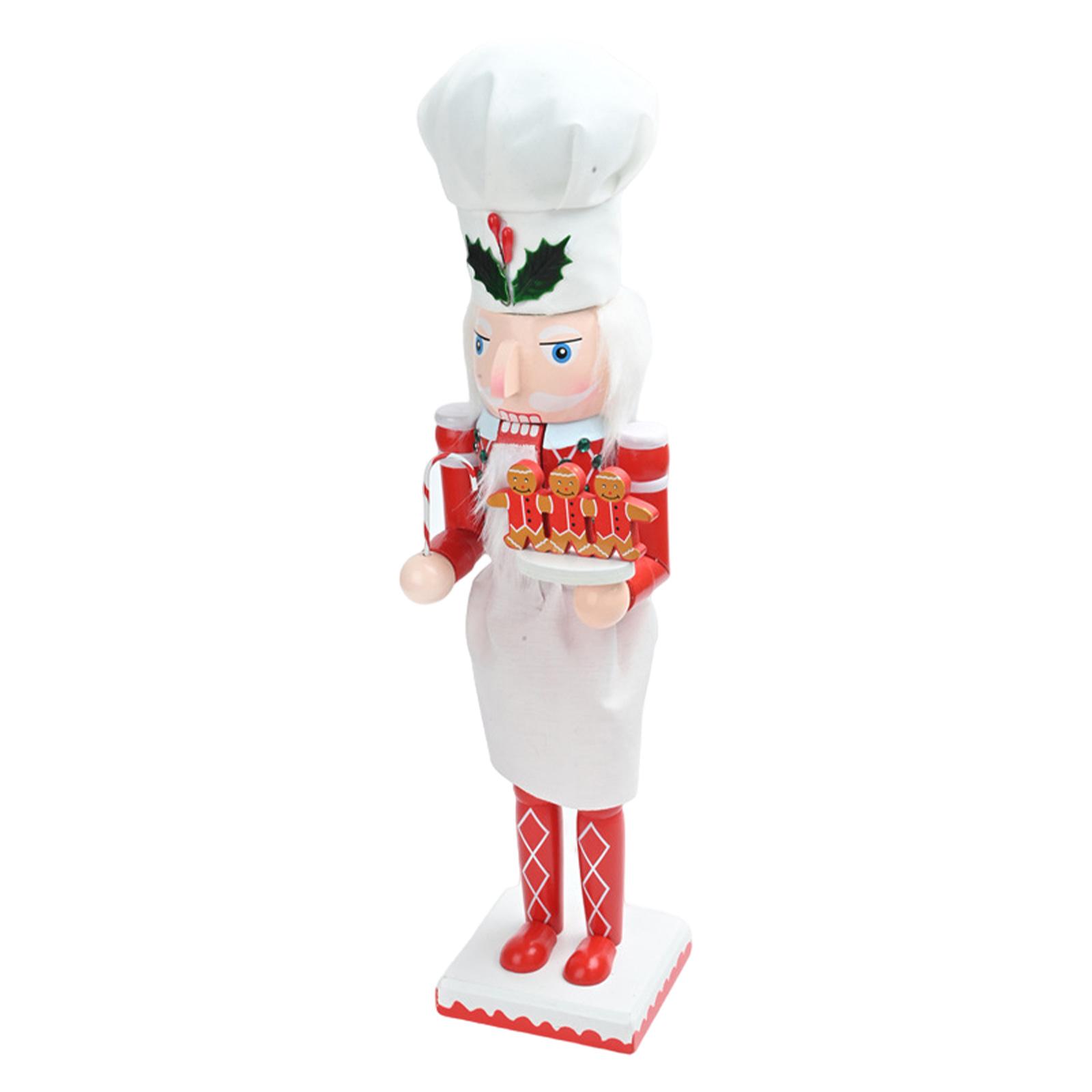 Nutcracker Figurine - ตุ๊กตาไม้ทหารนัทแครกเกอร์คริสต์มาส รูปปั้น ของตกแต่งบ้าน สำหรับห้องนั่งเล่น โต๊ะ ชั้นวางเตาผิง