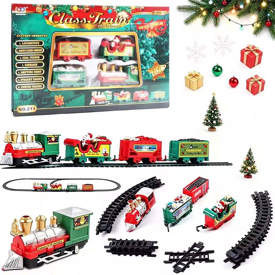 ชุดรถไฟไฟฟ้าคริสต์มาสที่ดูสมจร - Christmas Tree Artificial บทวิจารณ์และราคา