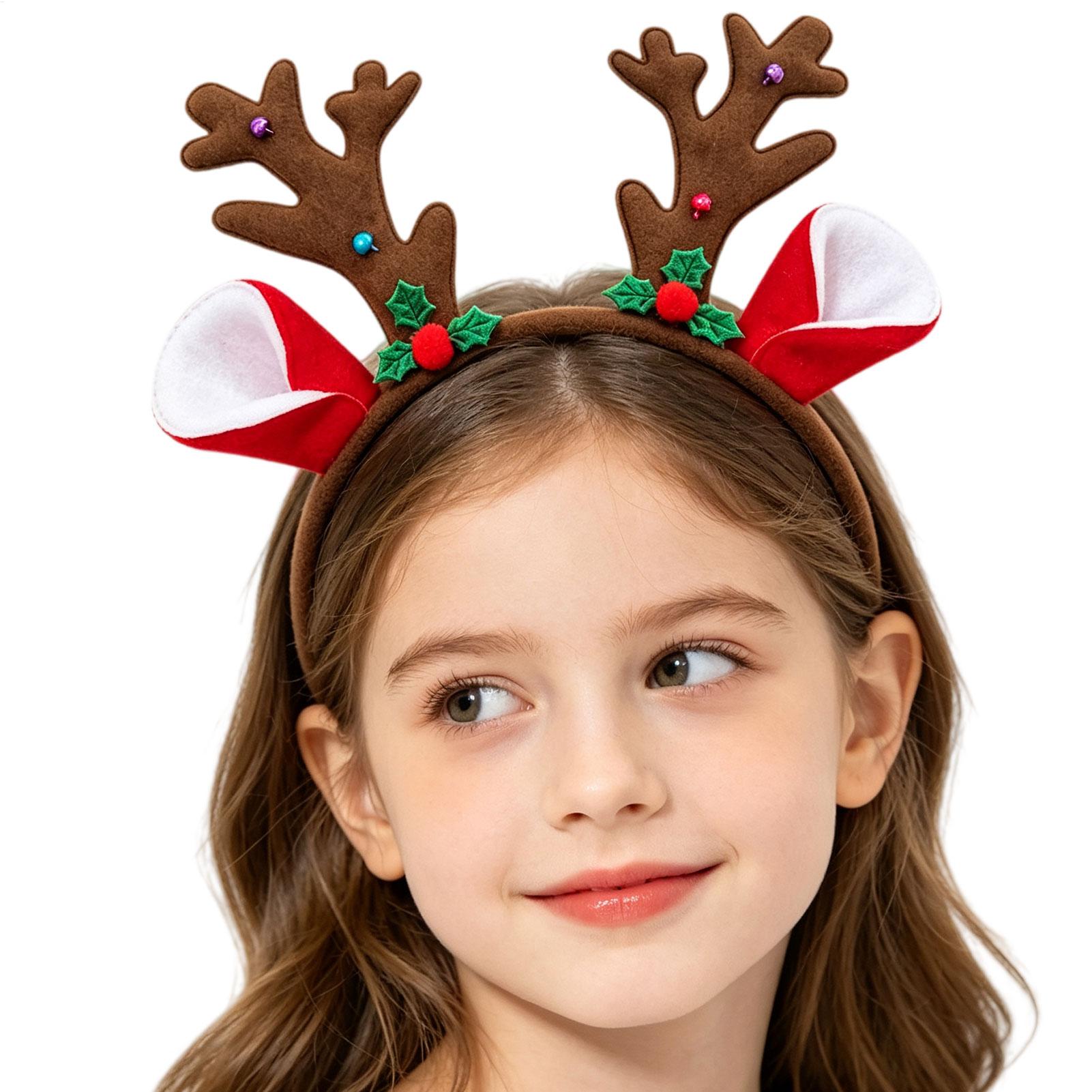 ที่คาดผมเขากวางตกแต่งคริสต์มาส - Reindeer Antlers Headband บทวิจารณ์และราคา