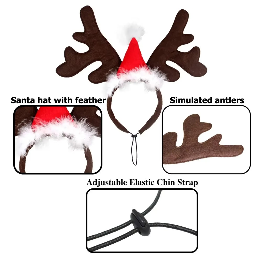 ที่คาดผมเขากวางเรนเดียร์คริสต์ - Reindeer Antlers Headband บทวิจารณ์และราคา